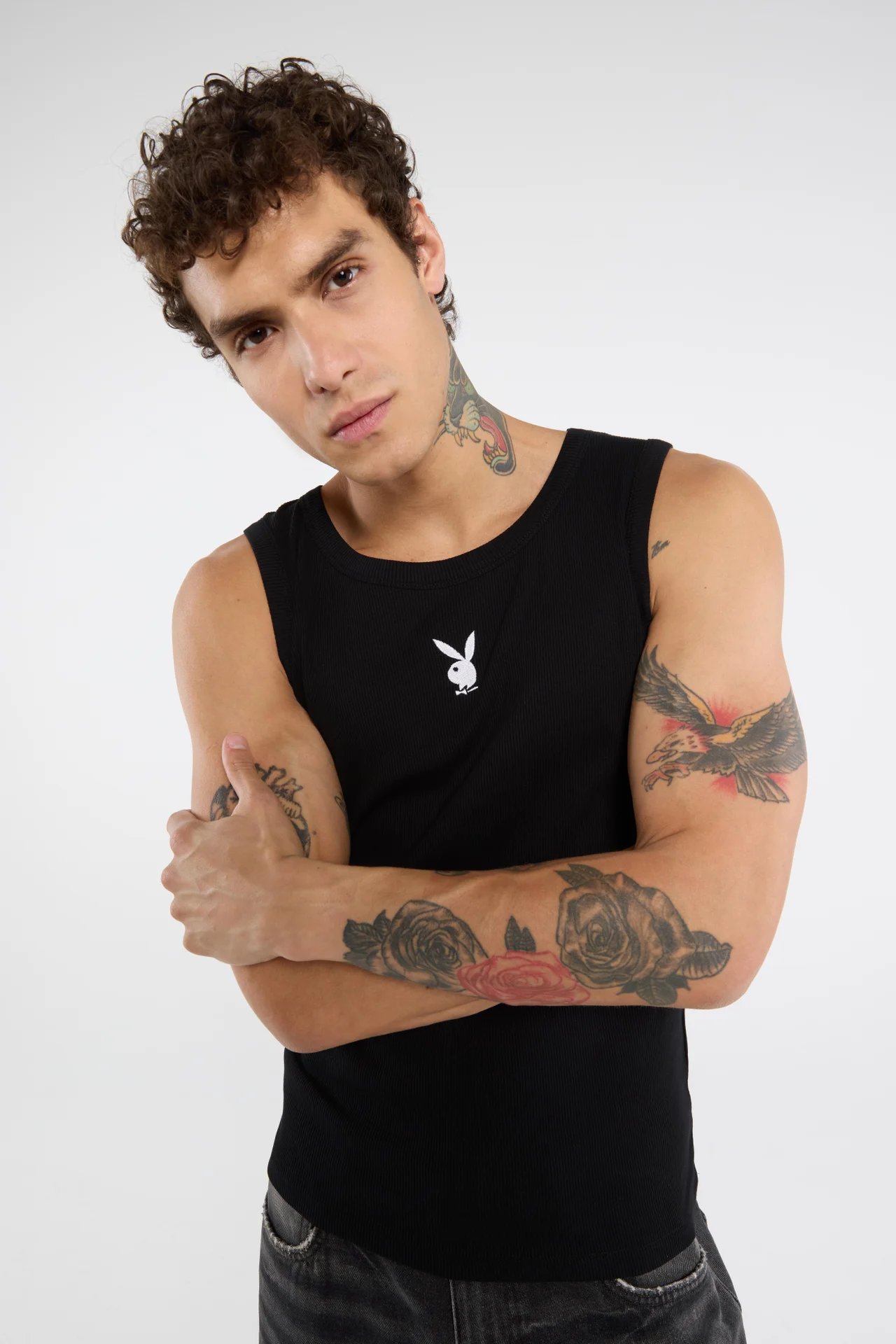 Tank top z okrągłym dekoltem