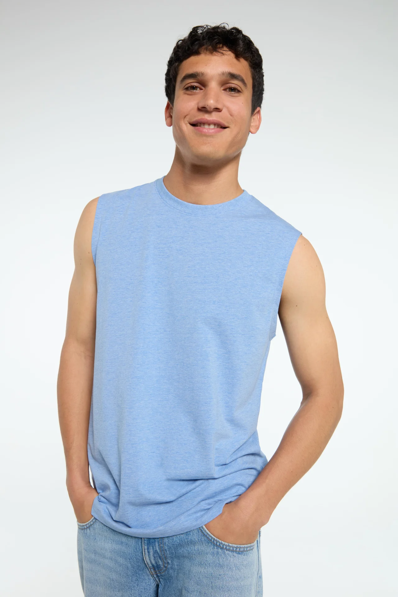 Tank top z okrągłym dekoltem